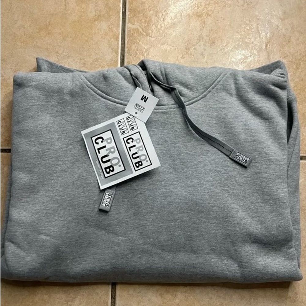 Pro Club Gray Pullover Sweatshirt